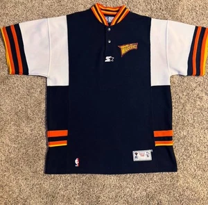 Vintage NBA Golden State Warriors Starter Warm-up Basketball Jersey men size XXL - Picture 1 of 2