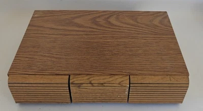 Vintage 3 drawer 36 Tape VHS Video Cassette Tape Holder Cabinet Storage Case - Image 1 of 4