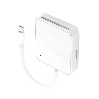 4-Slot USB-C M2 SD SM XD Card Reader Compact Flash Reader Memory Card Adapter - Image 1 of 4