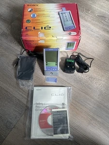 Sony CLIE PEG-S300/E Handheld Palm Powered PDA VGC Working Box Free P&P UK - Zdjęcie 1 z 14
