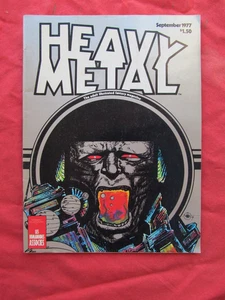 HEAVY METAL MAGAZIN September Sep 1977 VINTAGE alt - Bild 1 von 10