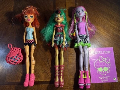 Lote Muñeca Monster High Jinafire Larga Toralei Raya Marisol Coxi Foto 1 de 4