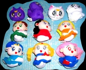 Sailor Moon Gashapon Kids Part 2 – Complete Set of 10 Figures Used - Picture 1 of 3