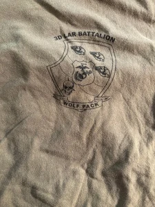 3D LAR BATTALION WOLF PACK T SHIRT MILITARE FORZA VERDE XL MILITARE US ARMY - Foto 1 di 5