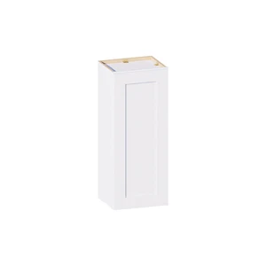 SW-W1536 Shaker White Single Door 2 Shelves Wall Cabinet 15"W × 36"H × 12"D - Picture 1 of 2
