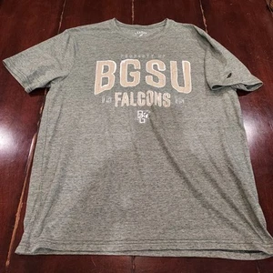 Bowling Green State University Falcons BGSU College T-shirt Men's Large Green - Picture 1 of 6
