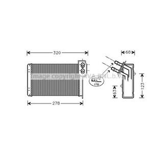 Intercambiador de Calor Calefacción Interior para Renault Kangoo Express FC0/1_ - Imagen 1 de 1