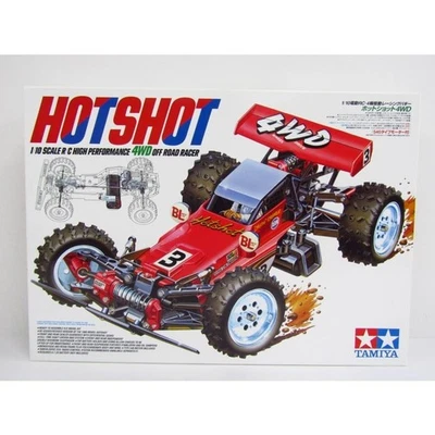 TAMIYA 1/10 Electric R/C 4WD Racing Buggy Hot Shot 4WD Assembly Kit - Image 1 of 4