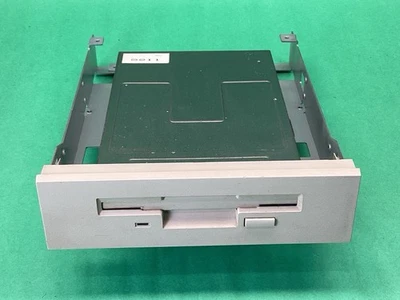 Sony MP-F11W-41D 3.5” Floppy in 5.25 Bay Internal Desktop Drive Beige - UNTESTED - Image 1 of 4