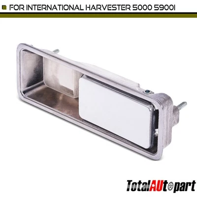 Manija de puerta interior cromada delantera derecha para International Harvester 5900i 5000 Foto 1 de 4
