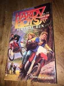 HARDY BOYS CASEFILES #77 Survival Run by Franklin W Dixon 1993 Archway PB - Bild 1 von 9