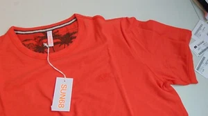 SUN 68 T-SHIRT IN COTONE TG XL-52 LOGO AUTENTICA SUN-B093X - Imagen 1 de 4