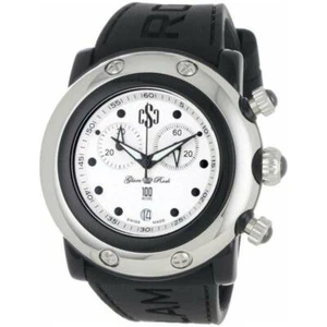 Glam Rock Unisex GR62116 Black Silicone Watch Strap Replacement - Picture 1 of 3