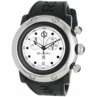 Glam Rock Unisex GR62116 Black Silicone Watch Strap Replacement - image 1 of 3