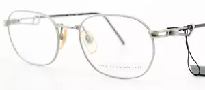 YOHJI YAMAMOTO Glasses 51-4113 c3 49-18 140 Silver Grey Y3 Yōji 90s Vintage Japan - Picture 1 of 12