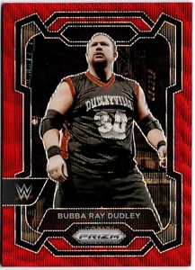 Bubba Ray Dudley 2024 Panini Prizm WW Red Wave Prizm #170 WWE Legends - Picture 1 of 2