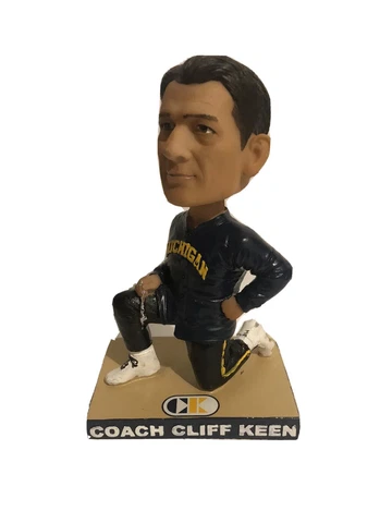 Coach CLIFF KEEN Michigan Wolverines BIG10, NCAA Wrestling Wrestling  Bobblehead Cover