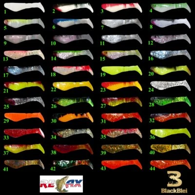 5 x Kopyto 2" / 5 cm Relax Kunstköder Gummifische für Forelle Barsch (Art. 4071) - Bild 1 von 2