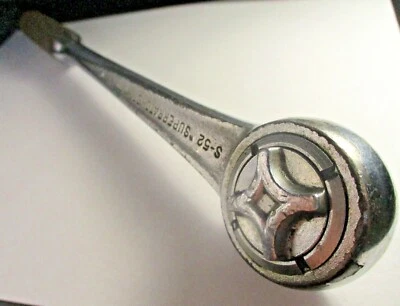 Williams S52 Superratchet 11" Long 1/2" Drive Knurled Handle USA OWNERS MARK - Image 1 of 3