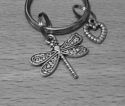 Beautiful detailed 'Dragonfly' Keyring Bagcharm special useful pretty gift🗝🧚💕 - Image 1 of 4