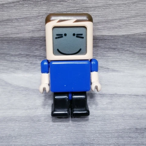 DIGITAL CLOCK LCD CHANGING BOY FACE FACIAL EXPRESSIONS MINE-CRAFT Rare Cover