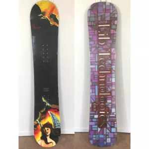🚨FREE SHIP USA 48🚀 LIB TECH 151cm Rice Rocket Snowboard Evil Angel Heaven 🏂 - Picture 1 of 12