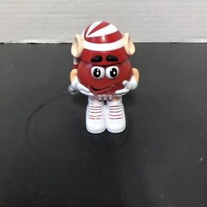 M&M's Mini Candy Container Hat/Lid ~ w/Christmas Santa Hat (removable) 3.5" - Picture 1 of 6