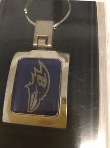 Baltimore Ravens Domed Keyring, Keychain - Picture 1 of 3