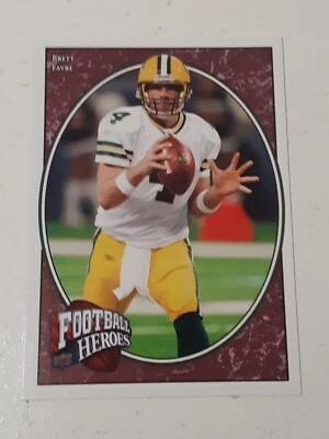Brett Favre Green Bay Packers 2008 Upper Deck Football Heroes Card #6 - Image 1 of 2