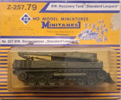 German BW Leopard Recovery Tank - H0 Model Miniatures ROCO nr. Z-257.79 - Immagine 1 di 3