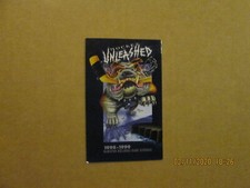 AHL Hamilton Bulldogs Vintage Defunct Circa 1998-1999 Team Logo Pocket Schedule