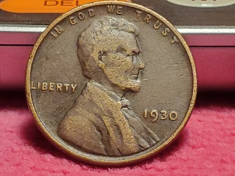 1930 LINCOLN WHEAT CENT WITH BEAUTIFUL DETAIL & DOUBLNG Cover
