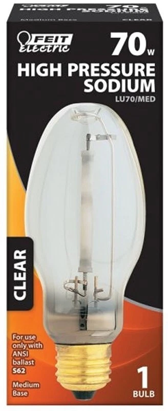 Feit Electric LU70/MED 70 W ED17 HID Bulb 6000 lm Daylight High Pressure Sodium - Image 1 of 1