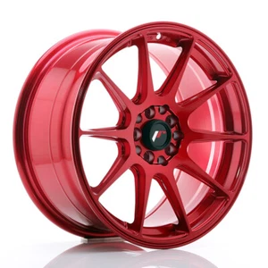 Japan Racing JR11 Alufelge 17x8,25 - 5x114,3 / 5x100 - ET35 - rot - Bild 1 von 1