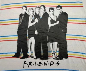 Camiseta Friends Mujer XL Serie de TV Foto Fundida Blanca Multicolor Manga Corta - Imagen 1 de 9