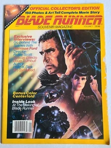 Blade Runner Souvenir Magazine Ridley Scott Harrison Ford Philip K. Dick - Picture 1 of 5