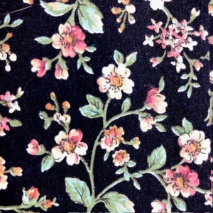 All over Flower Sprigs 100% Cotton 2 Yards by Joan Kessler to craft or sew - Picture 1 of 5