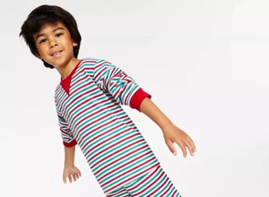 Family Pajamas Unisex Kids Boys Girls PJ TOP, Candy Cane Stripe, 8 / Medium - Picture 1 of 2