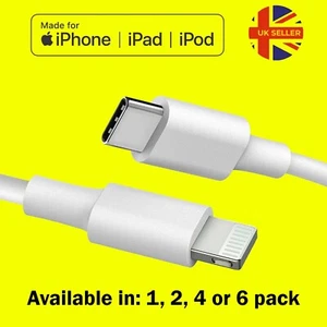 Cable de carga rápida USB-C para Apple iPhone 6 7 8 X XS XR 11 12 13 14 Pro y iPad - Imagen 1 de 4