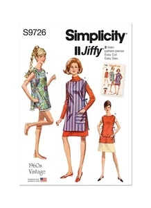 Simplicity Jiffy SEWING PATTERN S9726 Misses One Size Apron Or Beach Cover Up - Picture 1 of 6