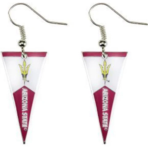 Arizona State Sun Devils Dangler Earrings - Pennant Cover