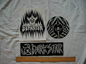 Three Large Darkstar Logo Skateboard Stickers Set B New - Picture 1 of 1