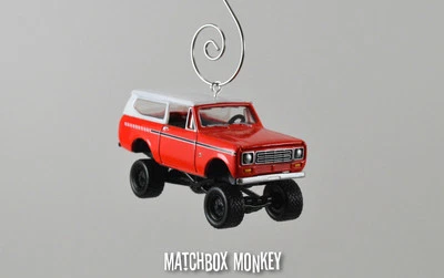 1979 International Harvester Scout Custom Christmas Ornament 1/64 '78 Hard Top - Image 1 of 4