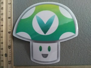 SALE! Vinesauce Mario Mushroom Logo Twitter Meme Vinyl Decal Sticker Car Truck m - Picture 1 of 5