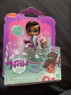 Figura 2018 Nickelodeon Nella The Princess Knight Knight Nella & Impkin *Nueva Foto 1 de 2