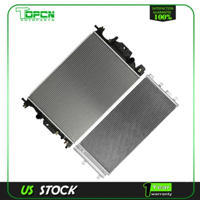 Fits 2013-2017 2018 2019 2020 Ford Fusion Radiator & Condenser Cooling Assembly Foto 1 de 4