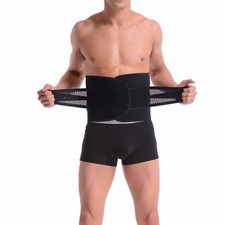 Unisex Women Men's Waist Trainer Shaper Adjustable Support Girdle Belt