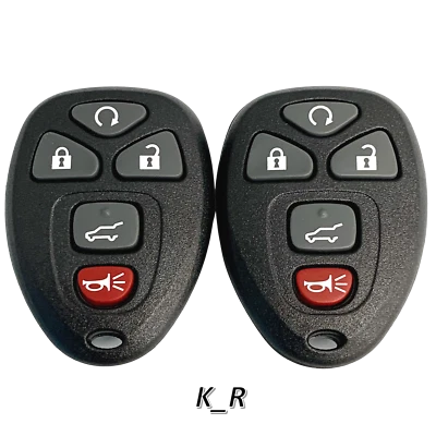 2 OEM Electronics Keyless Remote Fobs 5 Button OUC60270 15913415 - Imagem 1 de 3