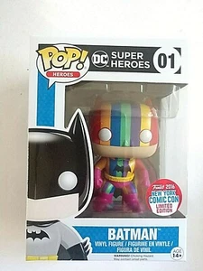 Funko Pop! DC Super Heroes #01 Batman 2016 NY COMIC CON LIMITED EDITION NEW - Picture 1 of 7