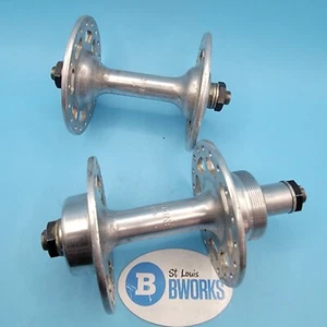 Vintage Sunshine Hub Set 36h QR 100/126mm High Flange SMOOTH BEARINGS! c24 - Picture 1 of 13